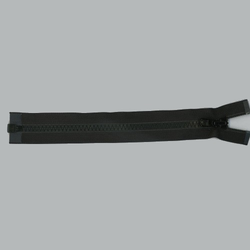 YKK Delrin Zipper dividalbe 8mm/70cm, Black 580